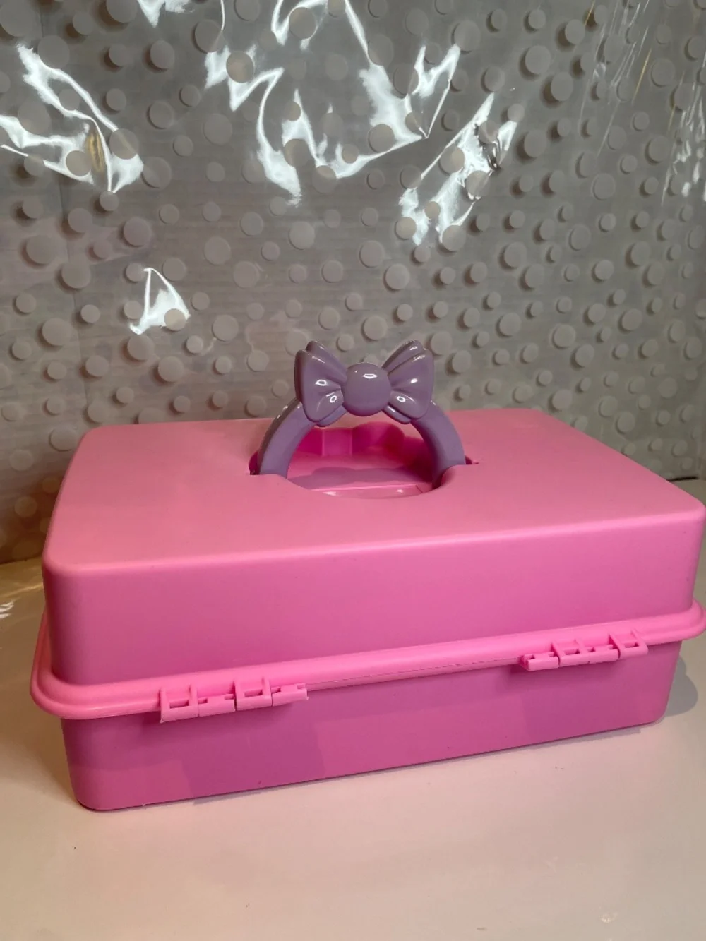 Vintage 90s 💋Barbie Caboodles cosmetic storage case - Picture 4 of 12